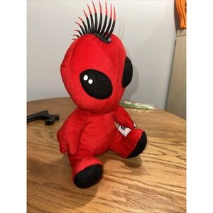 A&A Global Industries Red Mohawk Punk Alien Stuffed Animal Plush 13"